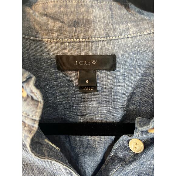 J Crew chambray button down size 6 - Picture 3 of 4